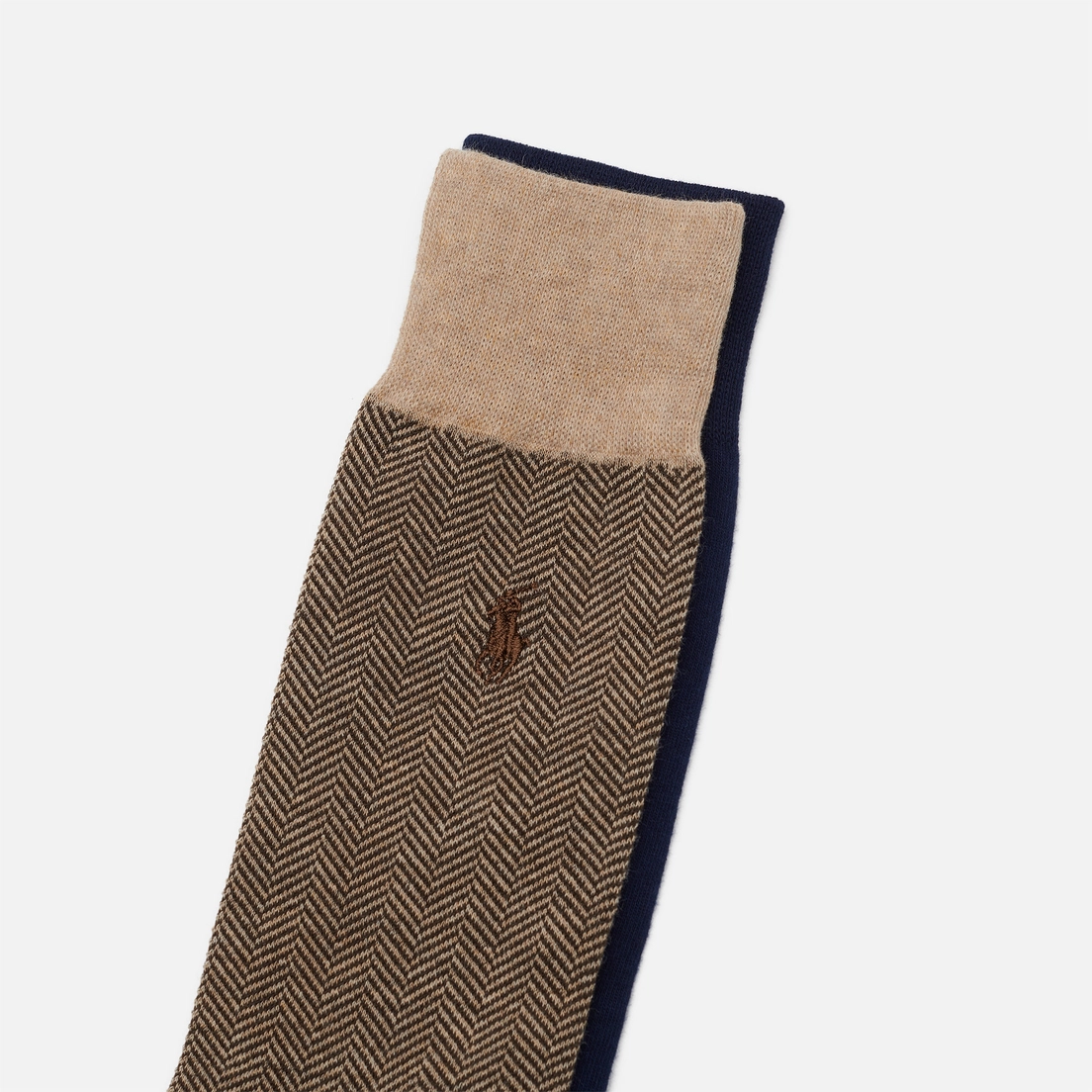 Polo Ralph Lauren Комплект носков Charles Bear & Herringbone Crew 2-Pack