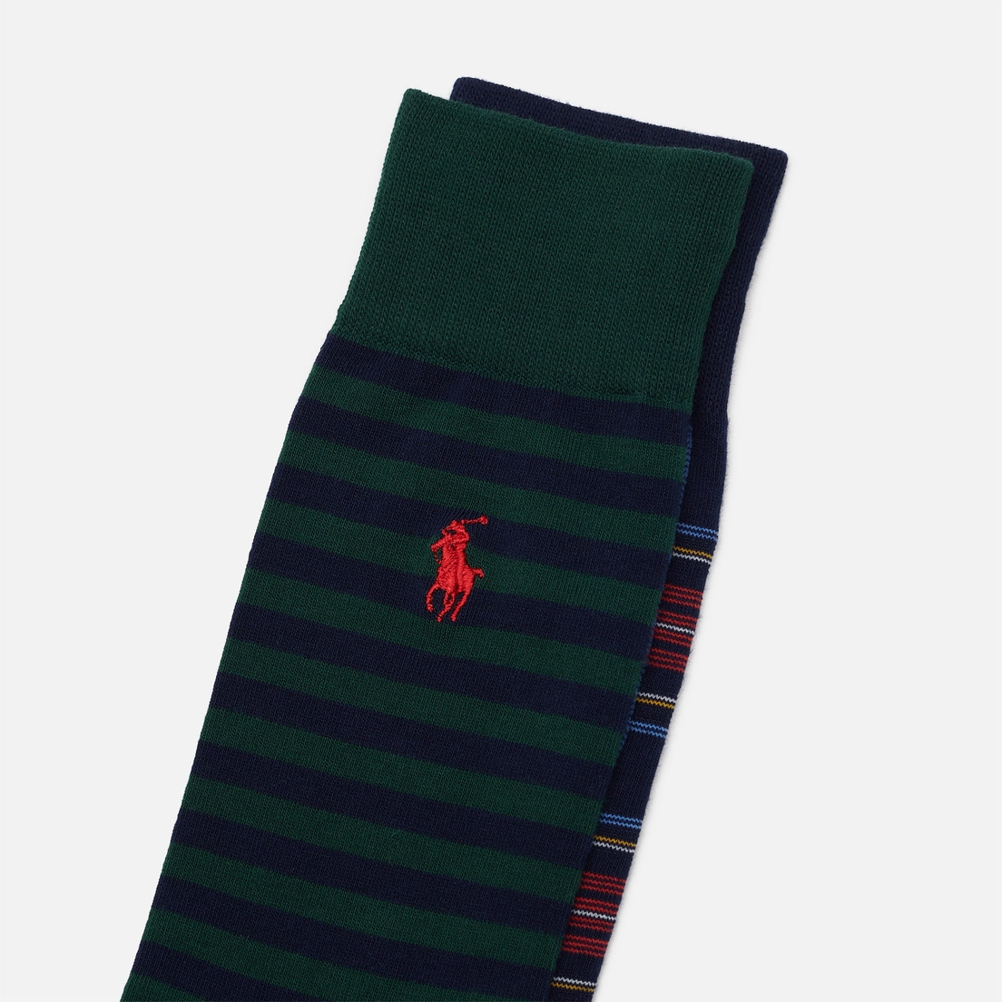 Polo Ralph Lauren Комплект носков Holiday Plaid & Stripe Crew 2-Pack