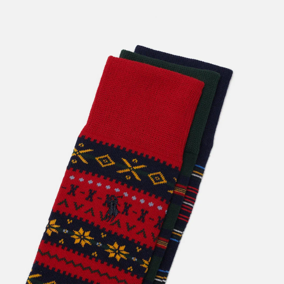 Polo Ralph Lauren Комплект носков Holiday Crew 3-Pack