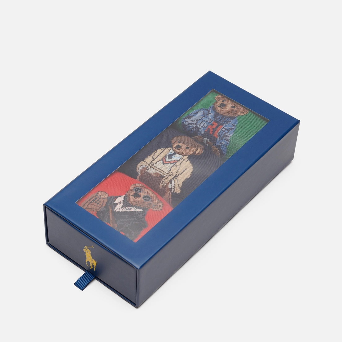 Polo Ralph Lauren Комплект носков Seasonal Bear Gift Box 3-Pack