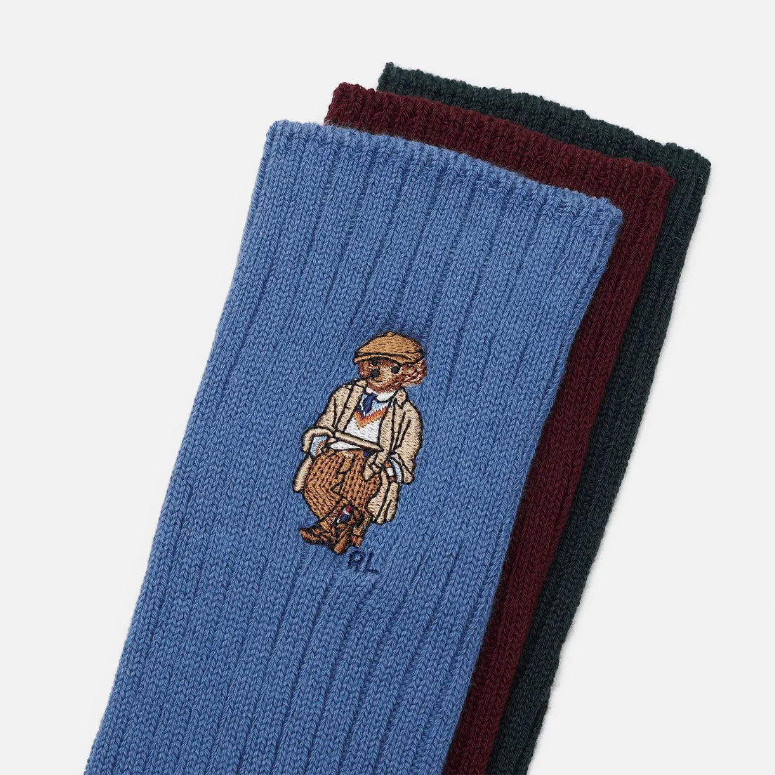 Polo Ralph Lauren Комплект носков Seasonal Bear Gift Box 3-Pack