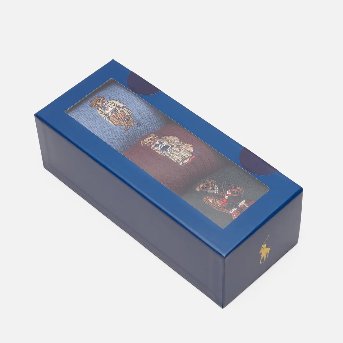 Polo Ralph Lauren Комплект носков Seasonal Bear Gift Box 3-Pack