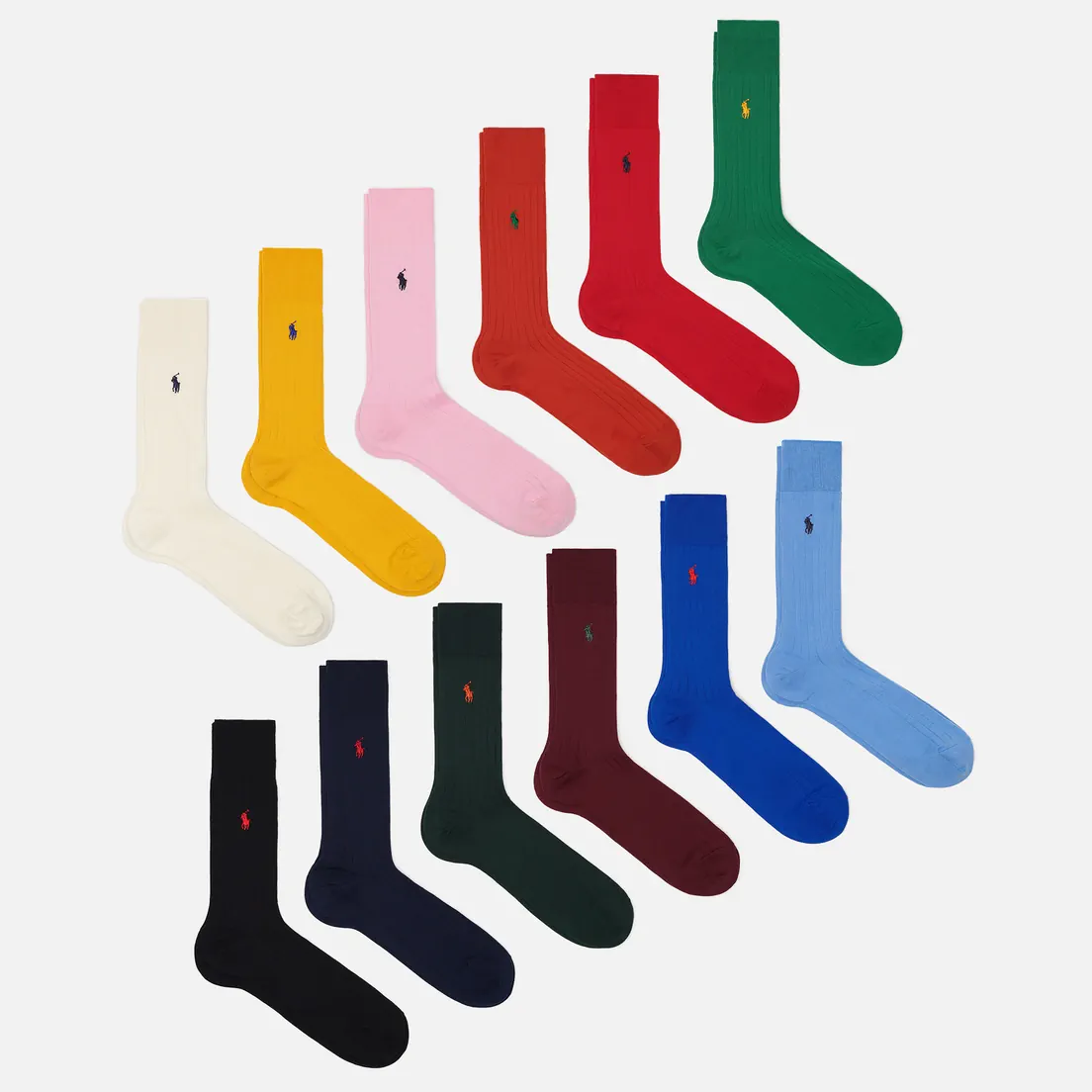 Polo Ralph Lauren Комплект носков Signature Pony Egyptian Cotton Gift Box 12-Pack