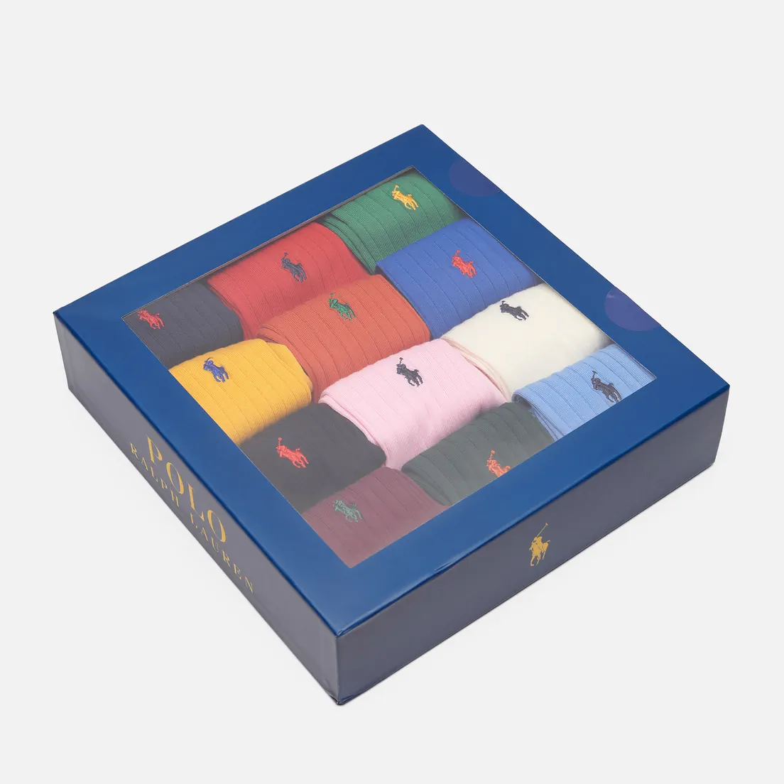 Polo Ralph Lauren Комплект носков Signature Pony Egyptian Cotton Gift Box 12-Pack