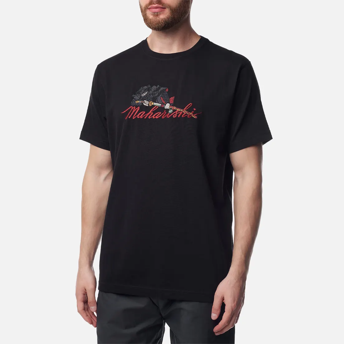 maharishi Мужская футболка Ninjutsu Embroidered