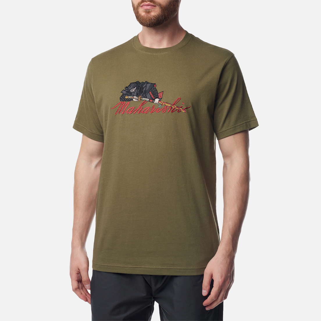 maharishi Мужская футболка Ninjutsu Embroidered