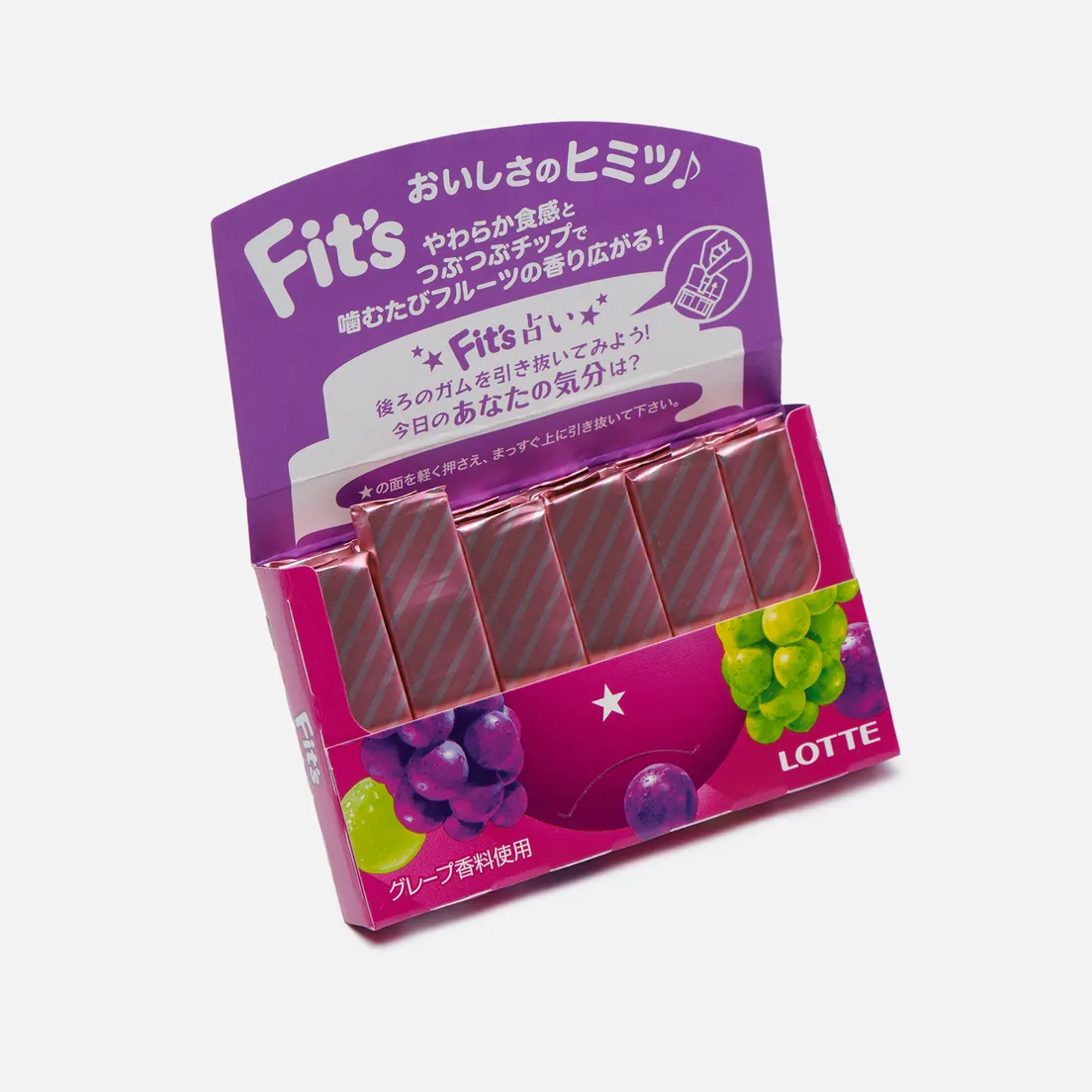 Lotte Жевательная резинка Fit's Grape Mix