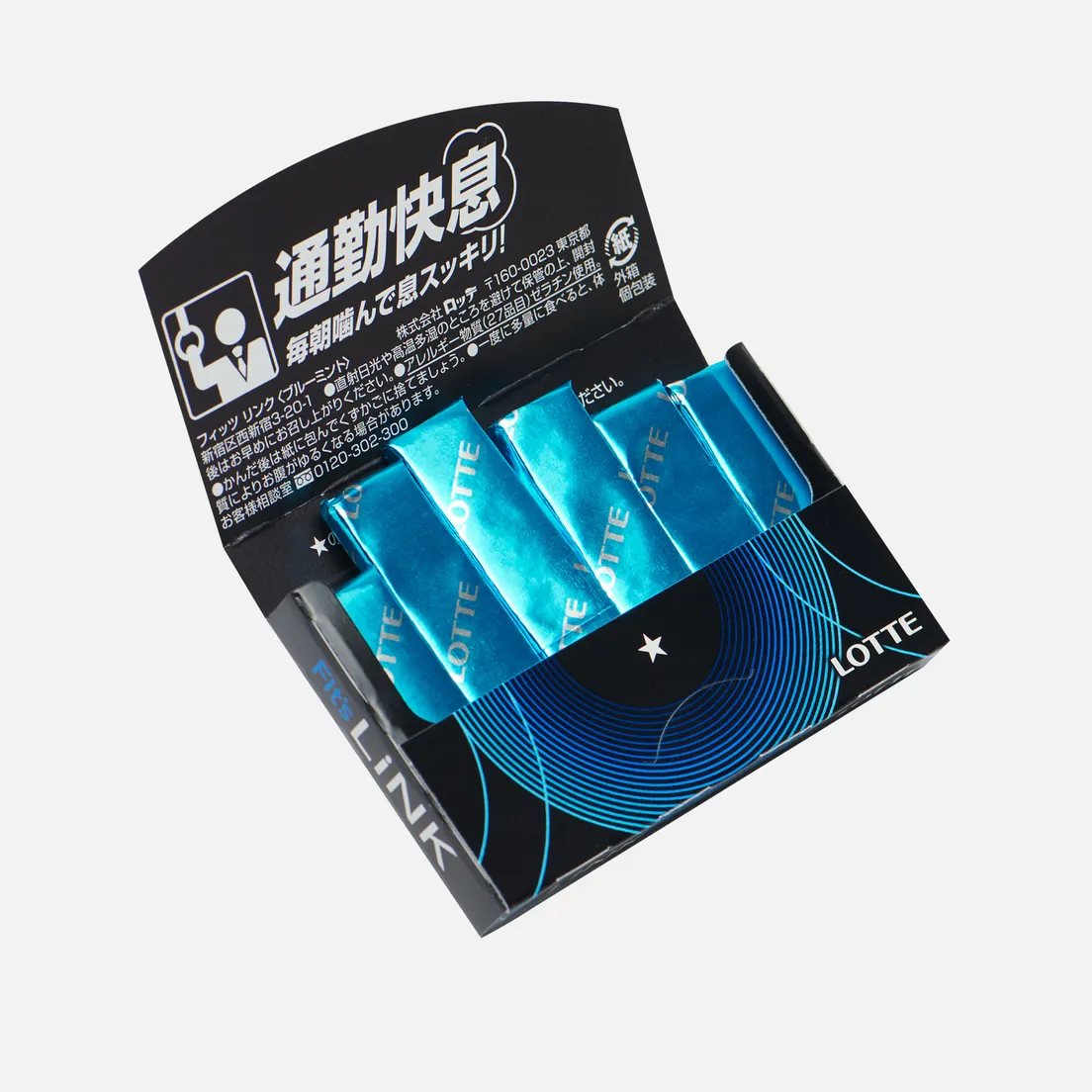 Lotte Жевательная резинка Fit's Link Blue Mint