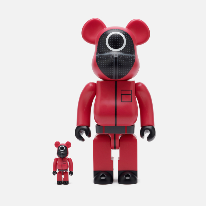 Игрушка Medicom Toy Squid Game Guard Circle 100% & 400%