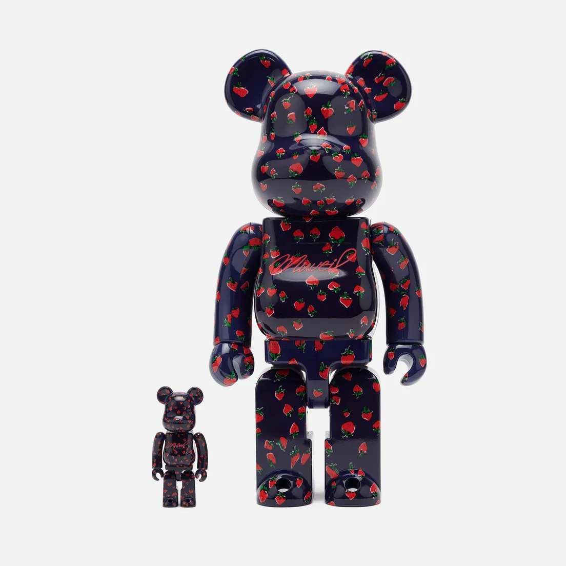 Medicom Toy Игрушка MUVEIL Strawberry Pattern 100% & 400%