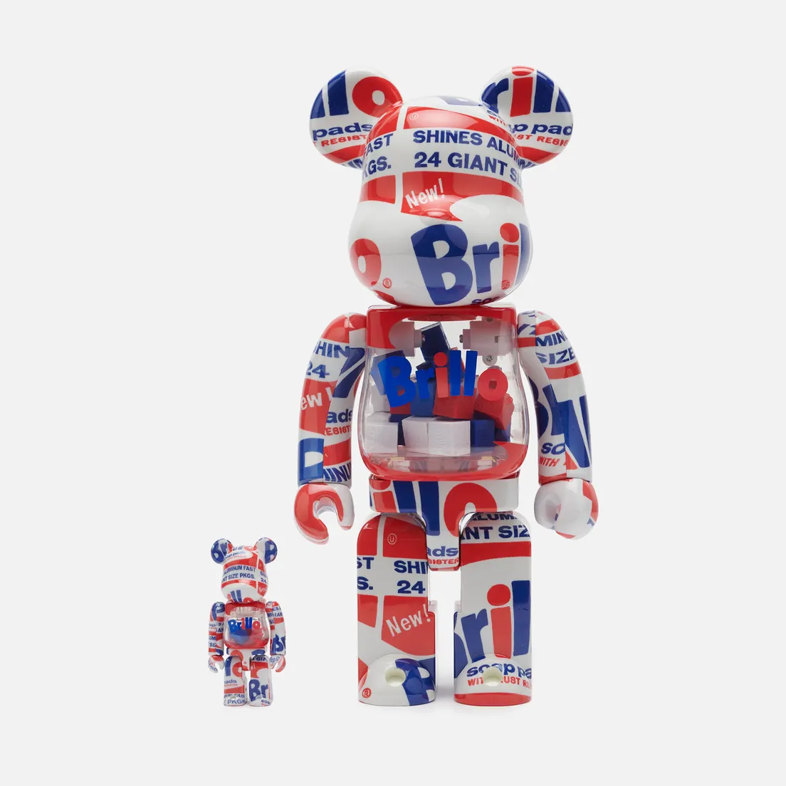 Medicom Toy Игрушка Andy Warhol Brillo 2022 100% & 400%