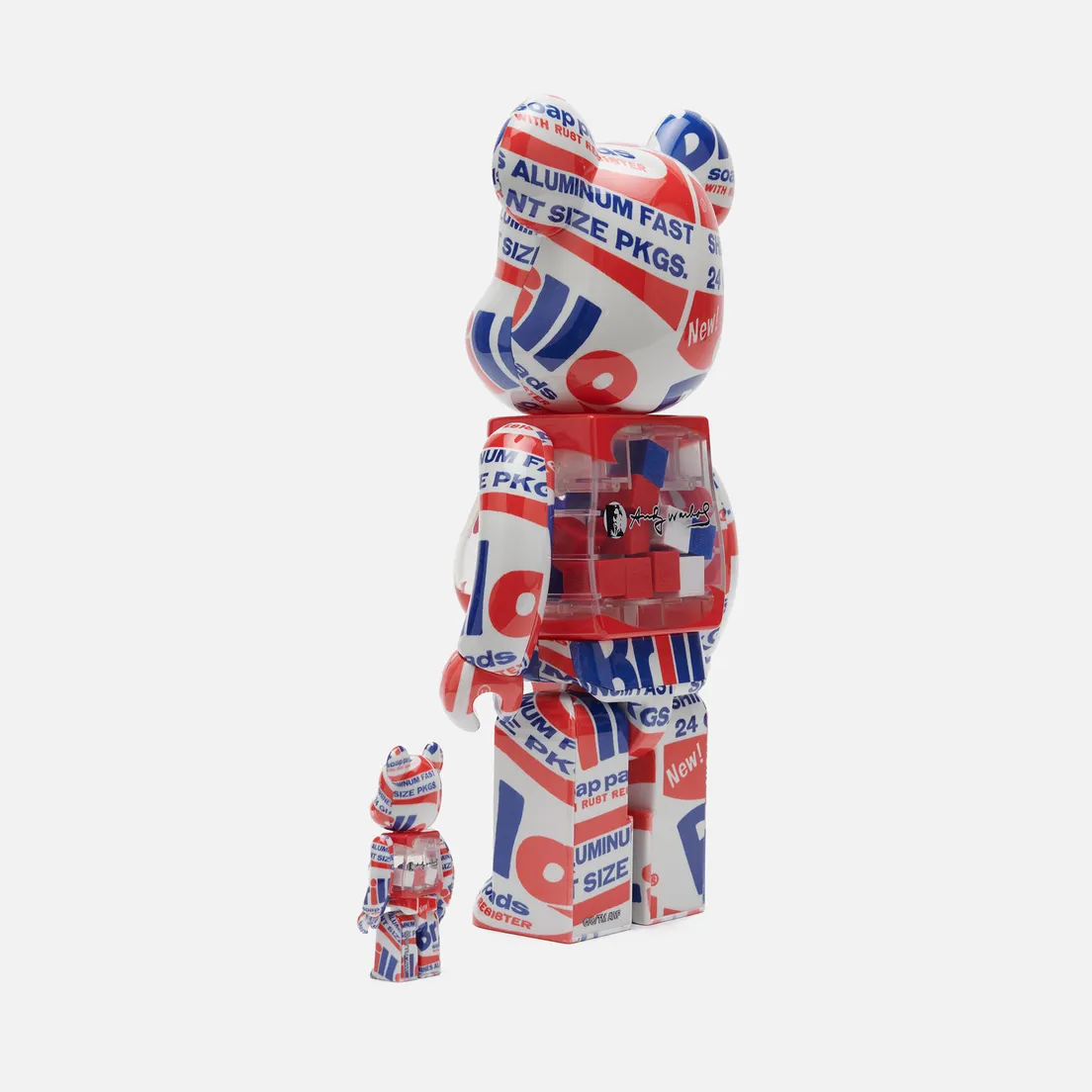 Medicom Toy Игрушка Andy Warhol Brillo 2022 100% & 400%