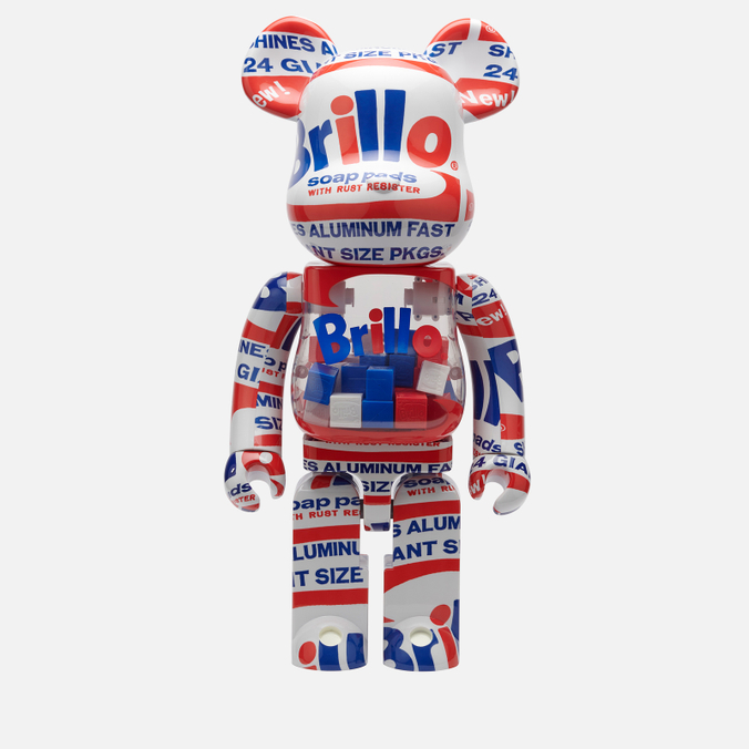 Игрушка Medicom Toy Andy Warhol Brillo 2022 1000%