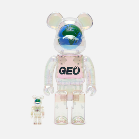 Игрушка Medicom Toy Geo Earth 100% & 400%, цвет белый