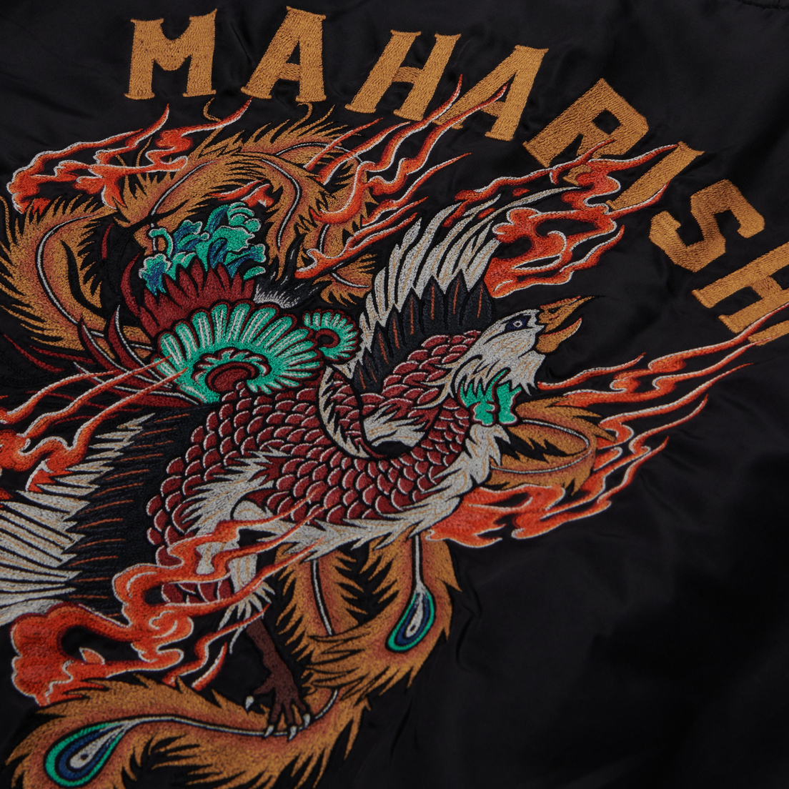 maharishi Мужская куртка бомбер Fire Phoenix MA-1 Flight