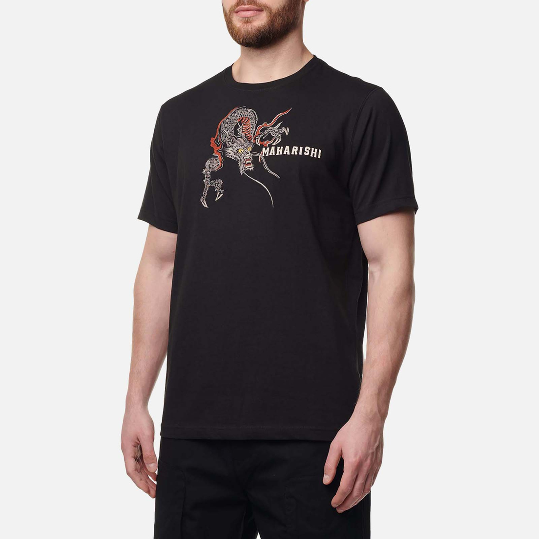 maharishi Мужская футболка Sue-Ryu Dragon Organic