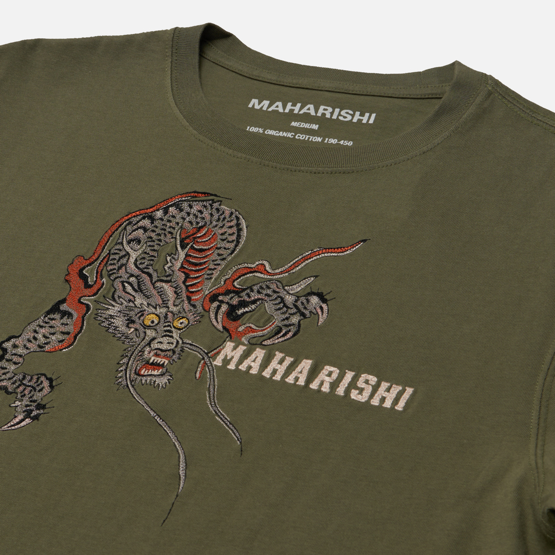 maharishi Мужская футболка Sue-Ryu Dragon Organic