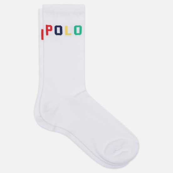 Носки Polo Ralph Lauren Polo Basic Logo Multicolor Single White
