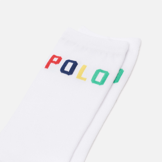 Носки Polo Ralph Lauren Polo Basic Logo Multicolor Single White