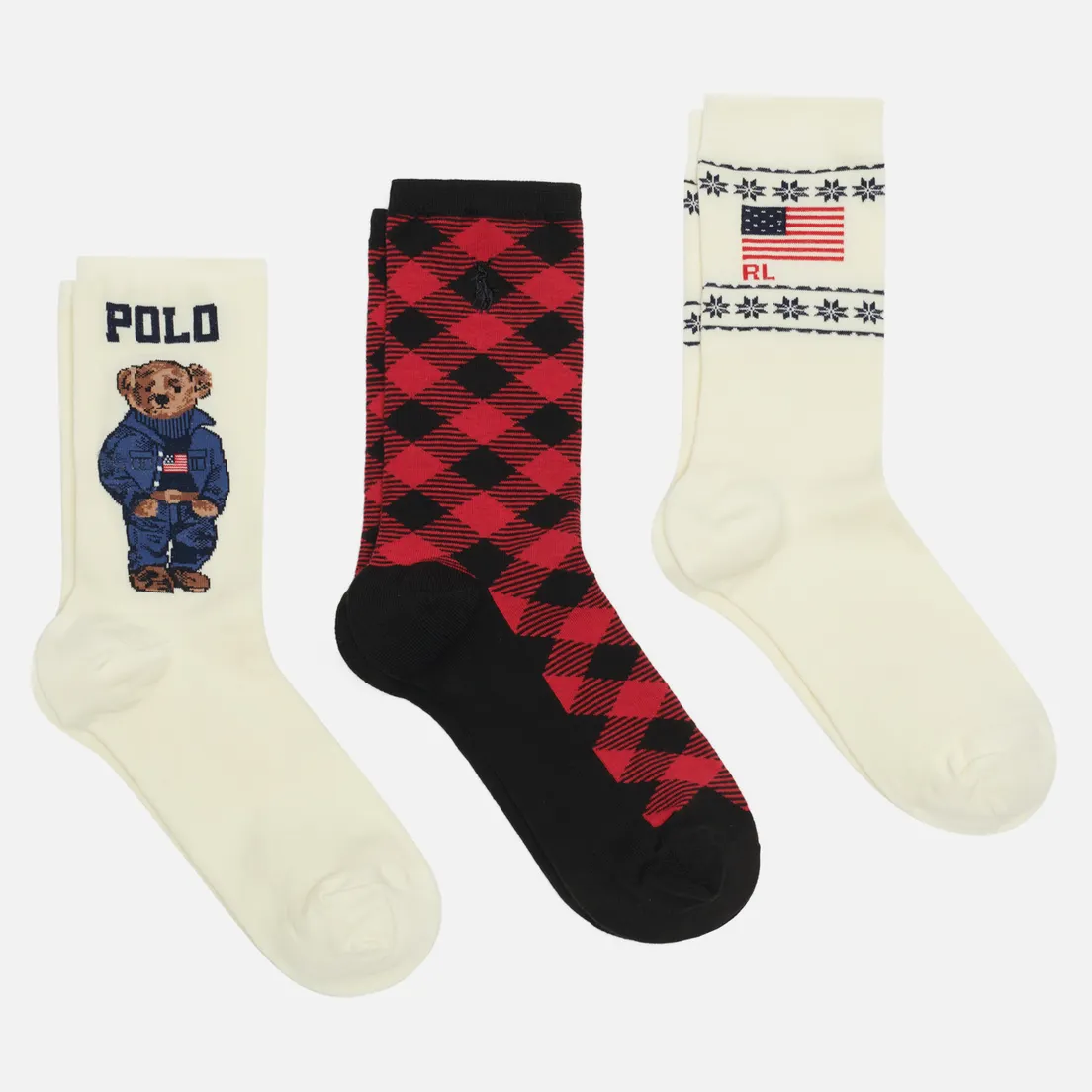 Polo Ralph Lauren Комплект носков 3-Pack Gift Box 3