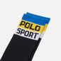 Носки Polo Ralph Lauren Polo Sport Striped Crew Single Black фото - 1