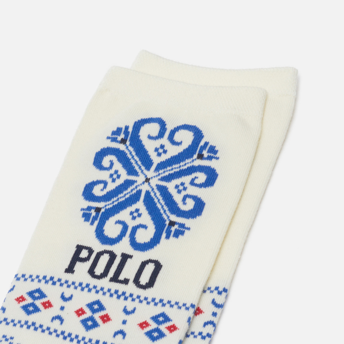 Носки Polo Ralph Lauren, цвет белый, размер 35-40 455-855684-001 Cortina Single Crew - фото 2
