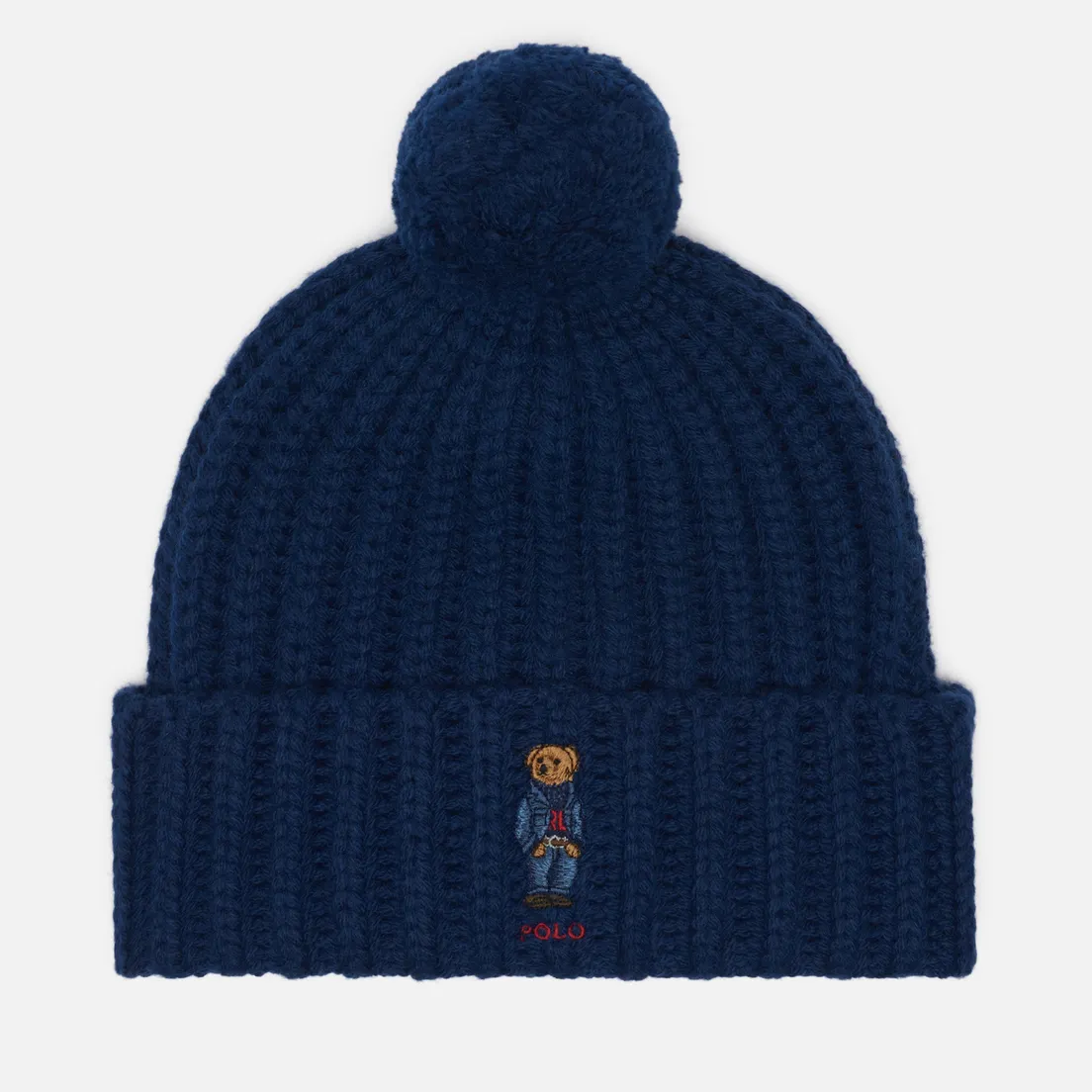 Polo Ralph Lauren Шапка Denim Polo Bear Pom Pom