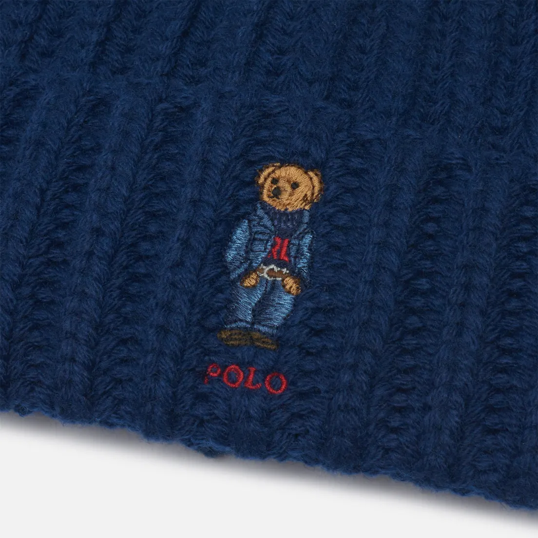Polo Ralph Lauren Шапка Denim Polo Bear Pom Pom