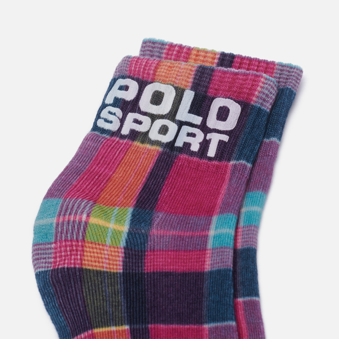 Носки Polo Ralph Lauren, цвет фиолетовый, размер 35-40 455-873520-004 Polo Sport Single Crew - фото 2