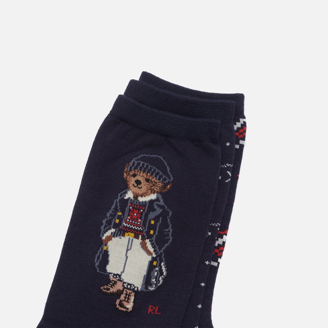 Polo Ralph Lauren Комплект носков Holiday Bear Crew 3-Pack