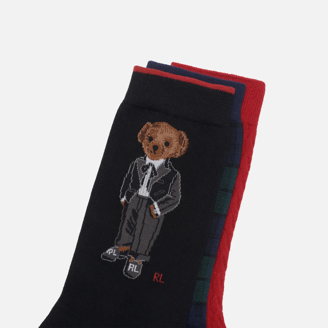 Polo Ralph Lauren Комплект носков Smoking Bear Crew 3-Pack