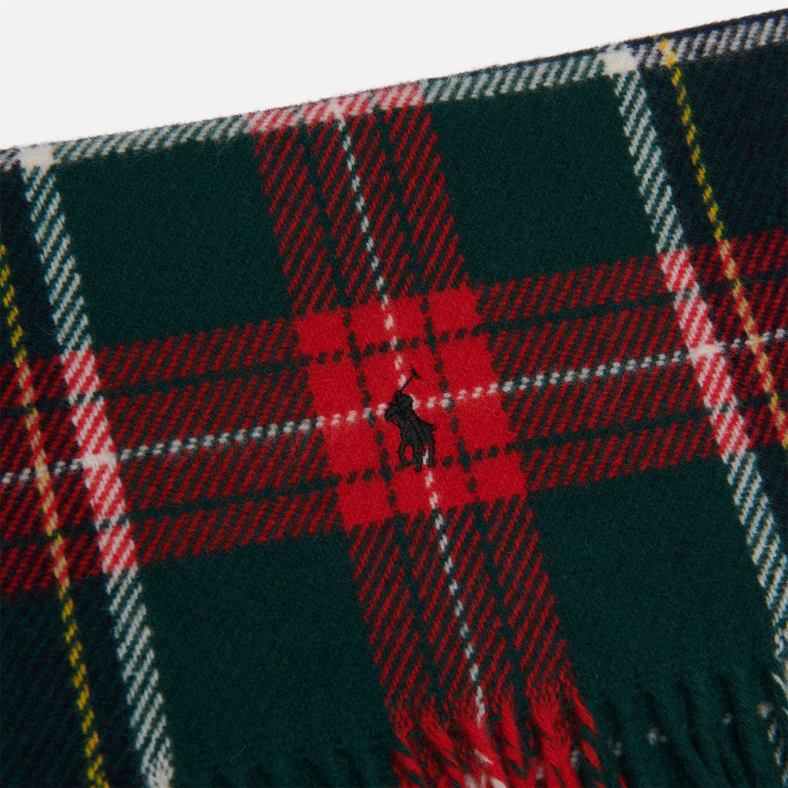 Polo Ralph Lauren Шарф Plaid Fringe-Trim