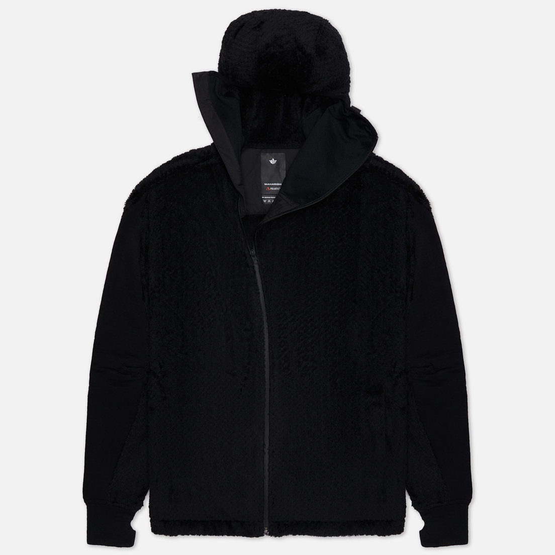 maharishi Мужская флисовая куртка Polartec High Loft Zip Hooded