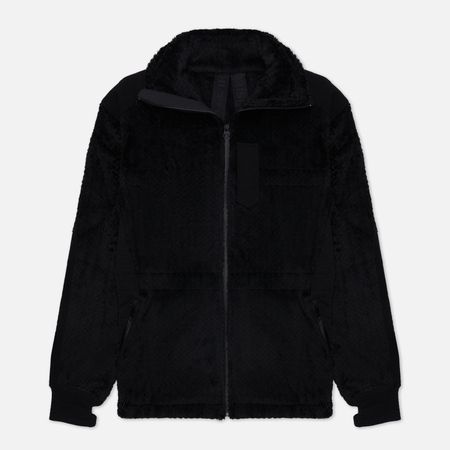 фото Мужская флисовая куртка maharishi polartec high loft zipped fleece, цвет чёрный, размер s