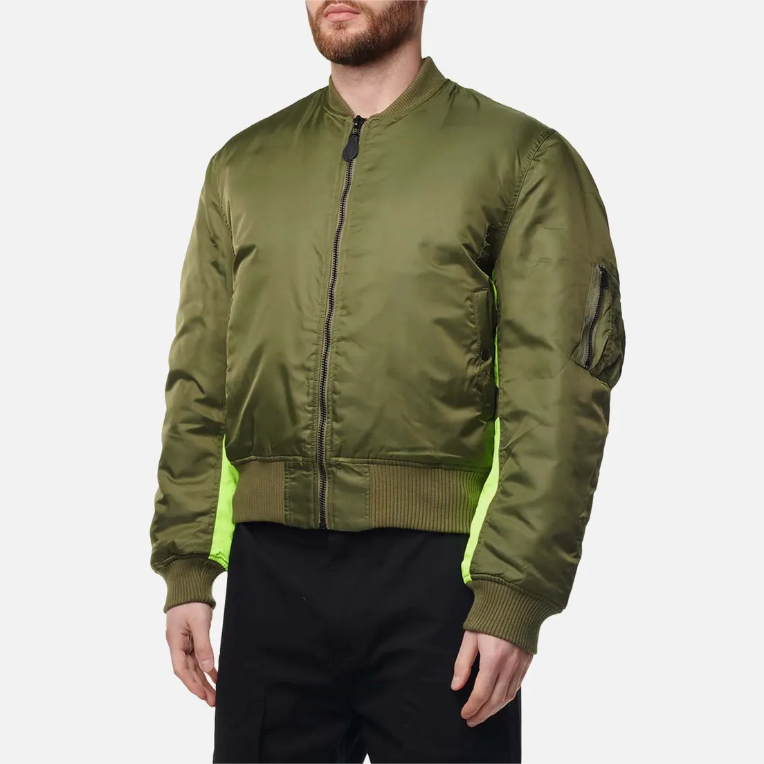 maharishi Мужская куртка бомбер Hi-Vis MA-1 Flight