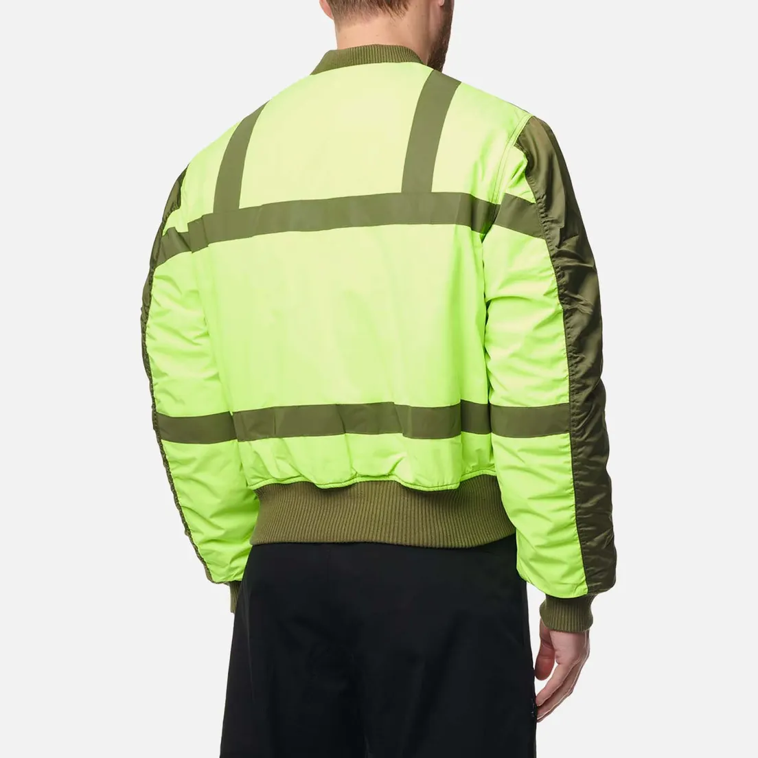maharishi Мужская куртка бомбер Hi-Vis MA-1 Flight