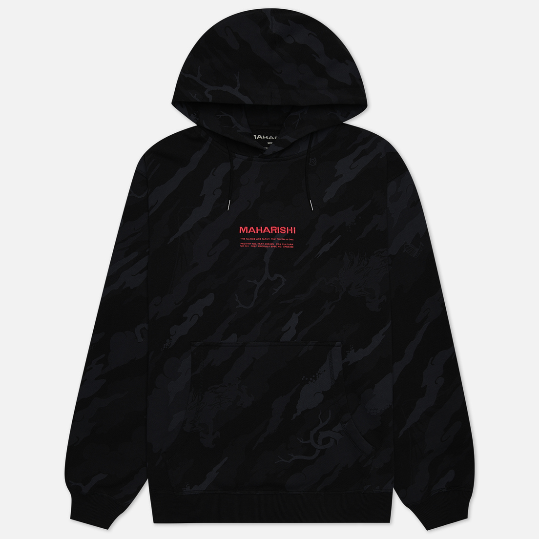 maharishi Мужская толстовка Miltype Camo Embroidered Hoodie