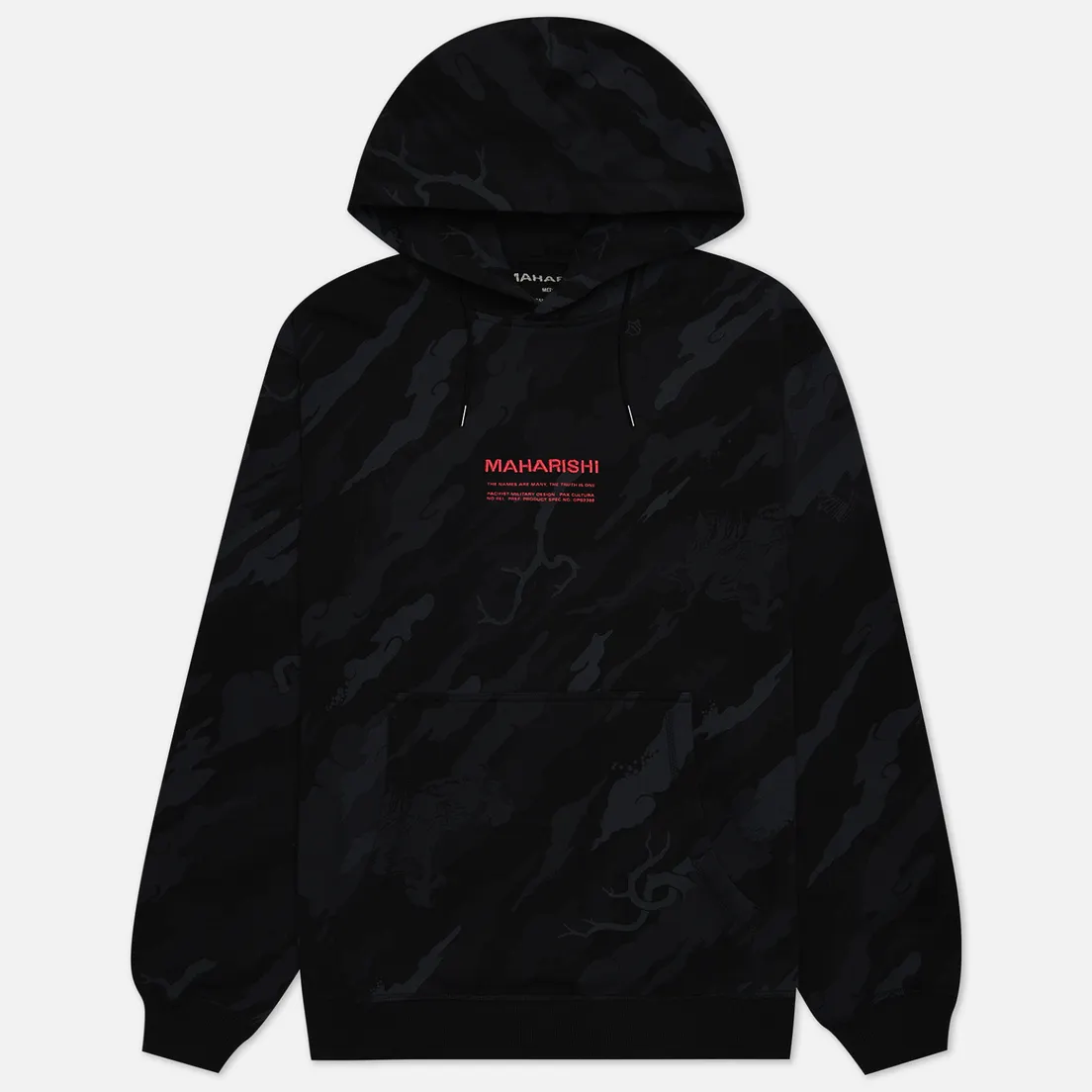 maharishi Мужская толстовка Miltype Camo Embroidered Hoodie