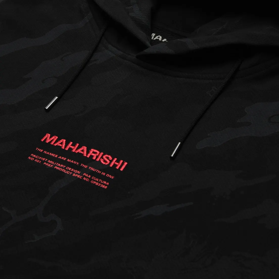 maharishi Мужская толстовка Miltype Camo Embroidered Hoodie