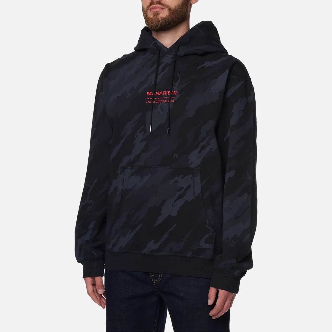 maharishi Мужская толстовка Miltype Camo Embroidered Hoodie