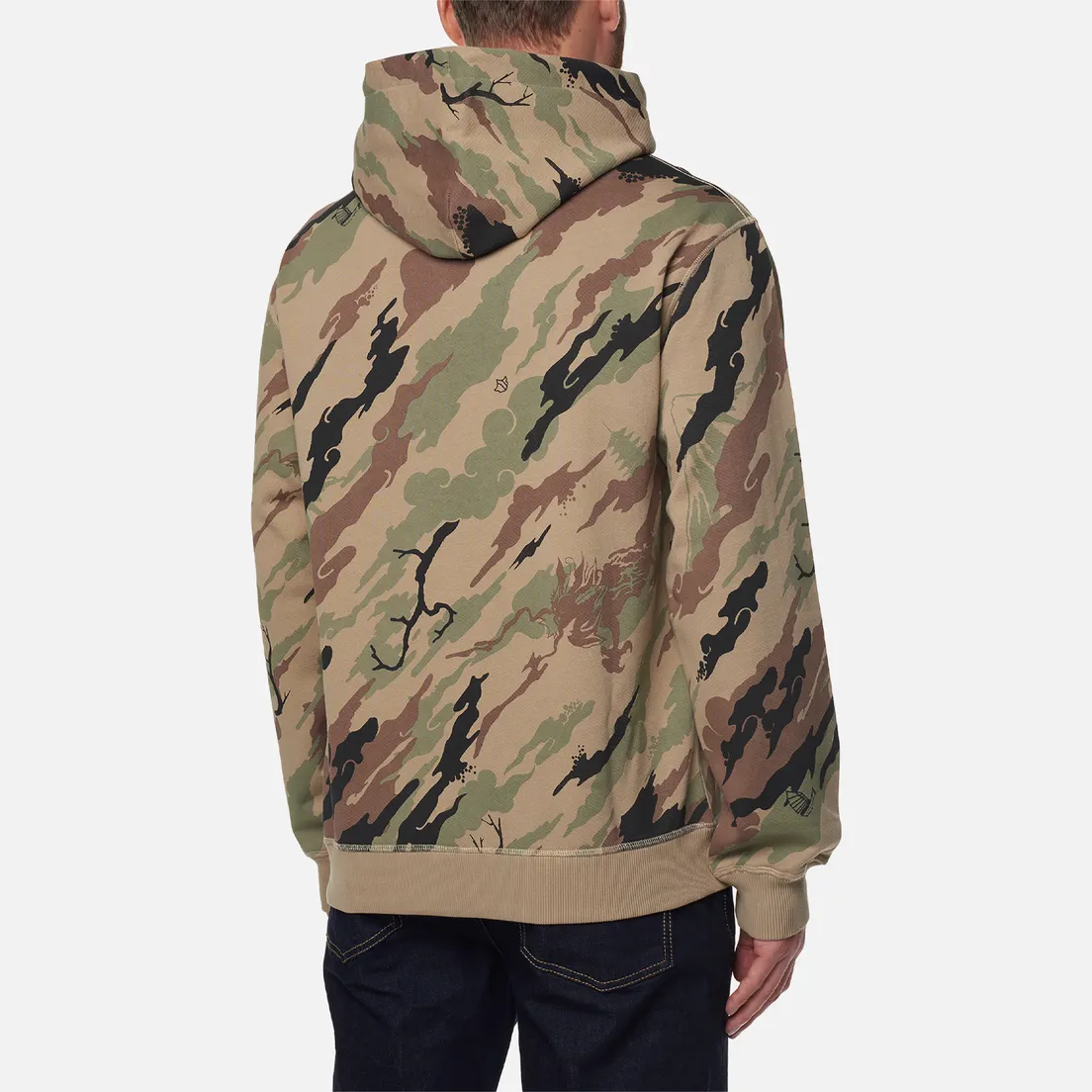 maharishi Мужская толстовка Miltype Camo Embroidered Hoodie