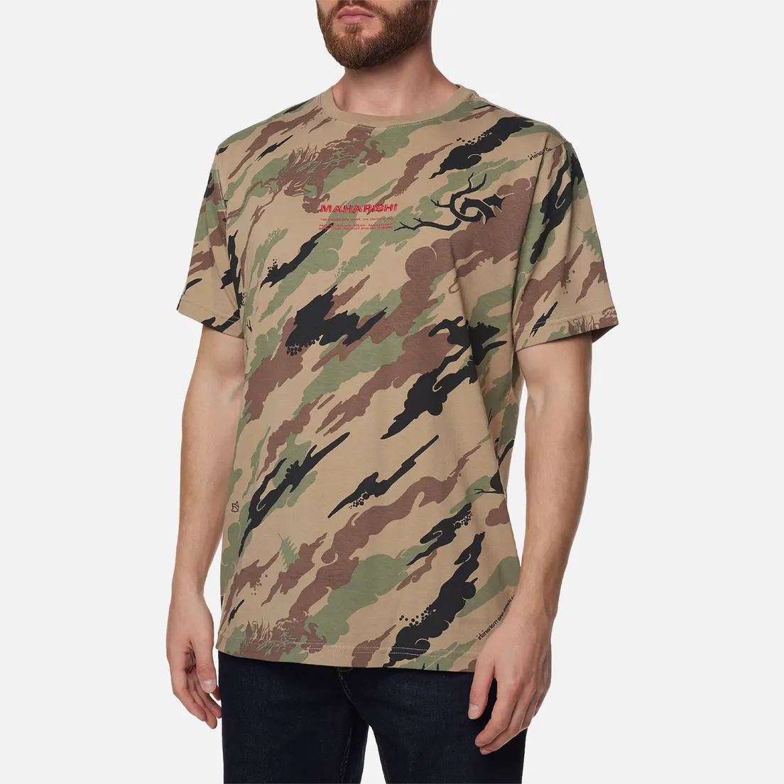 maharishi Мужская футболка Miltype Camo