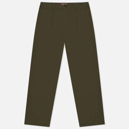 Мужские брюки maharishi Hemp U.S. Chino Loose, цвет оливковый, размер M - фото 1