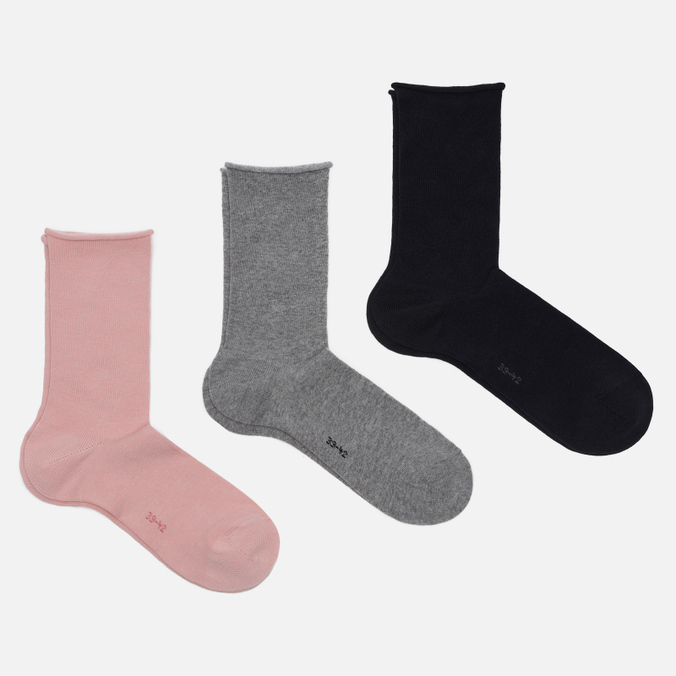 Комплект носков Falke, цвет комбинированный, размер 39-42 49151-0020 3-Pack Happy Box - фото 1