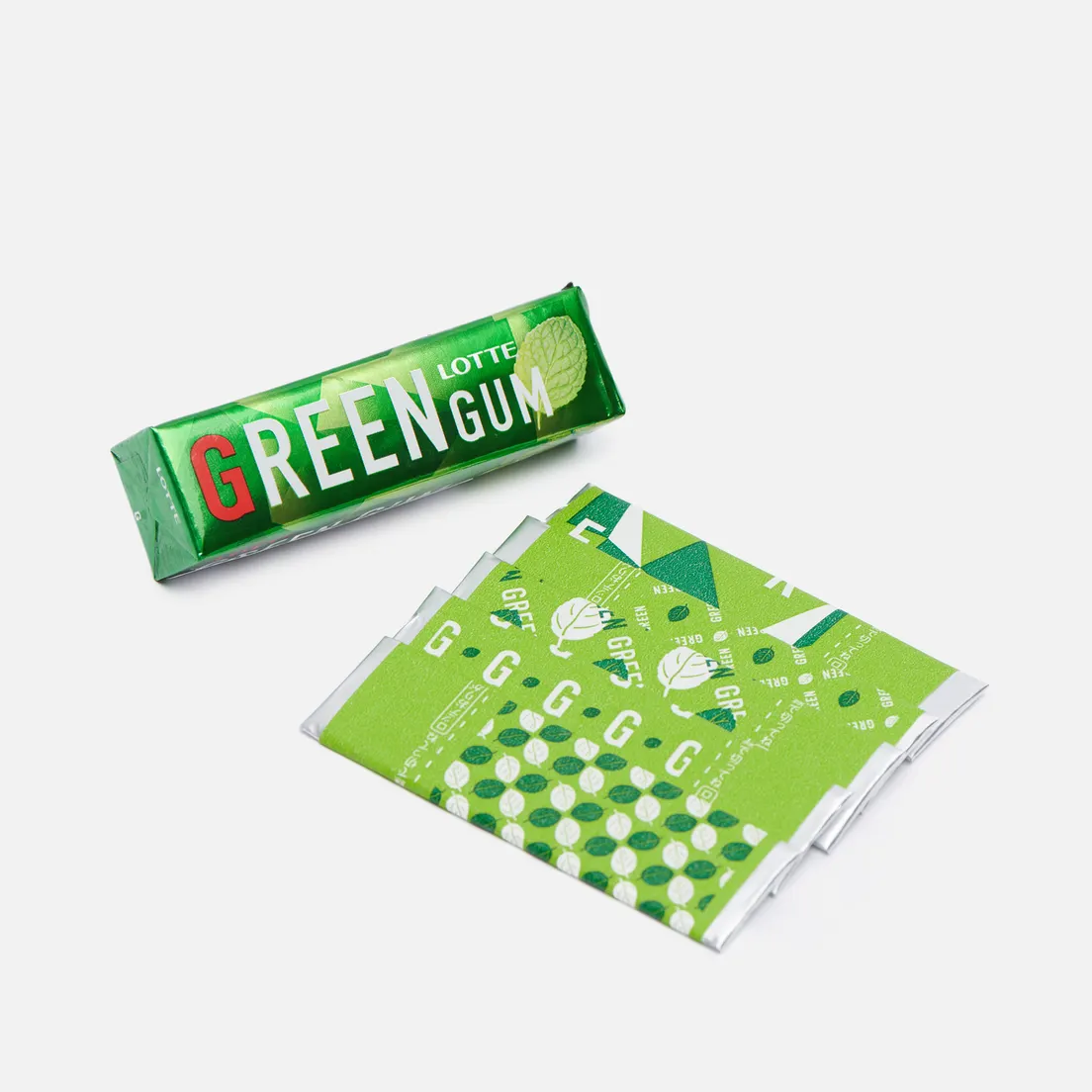 Lotte Жевательная резинка Green Mint