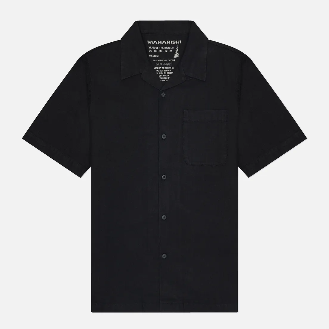 maharishi Мужская рубашка Hemp Camp Collar