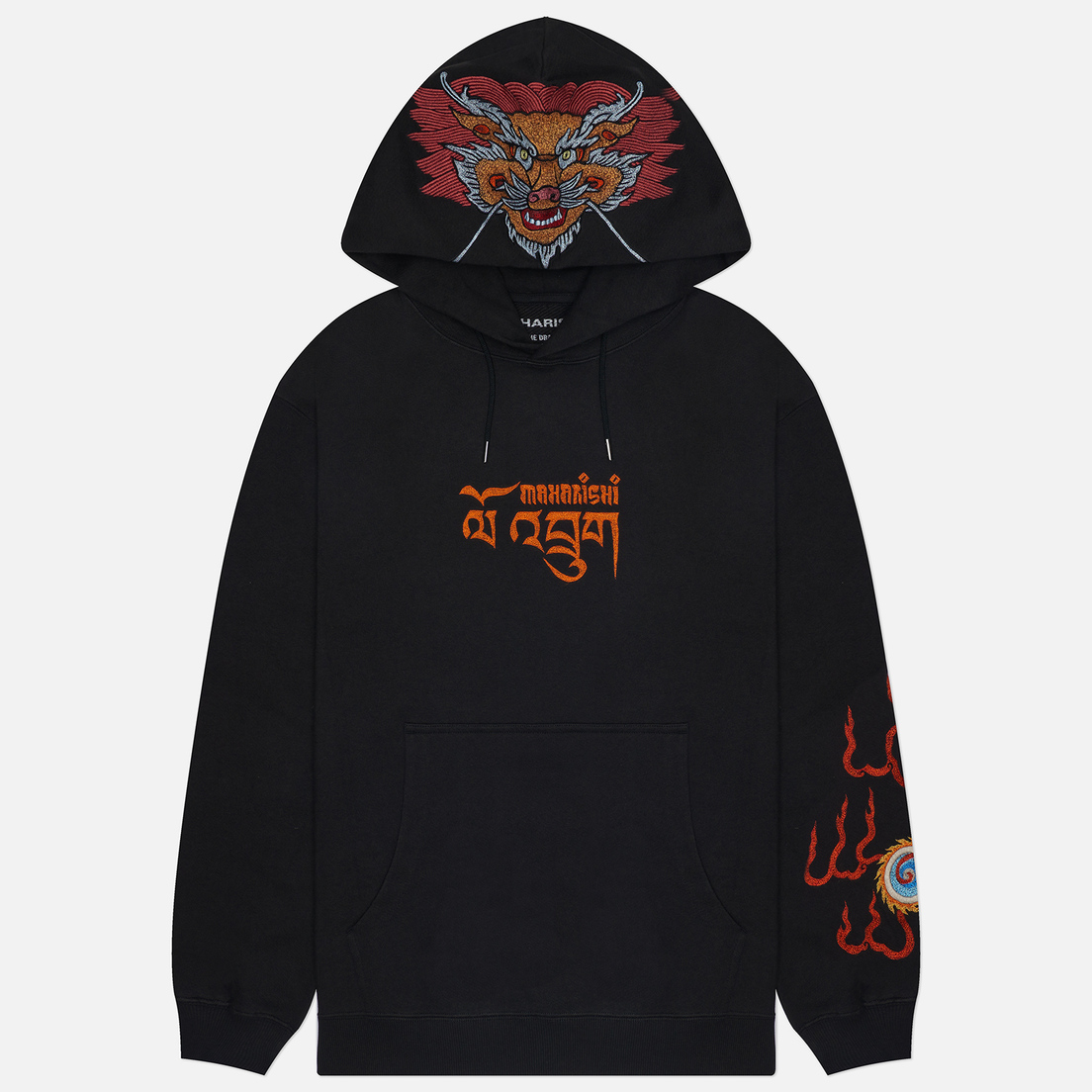 maharishi Мужская толстовка x Tashi Mannox Abundance Dragon Hoodie