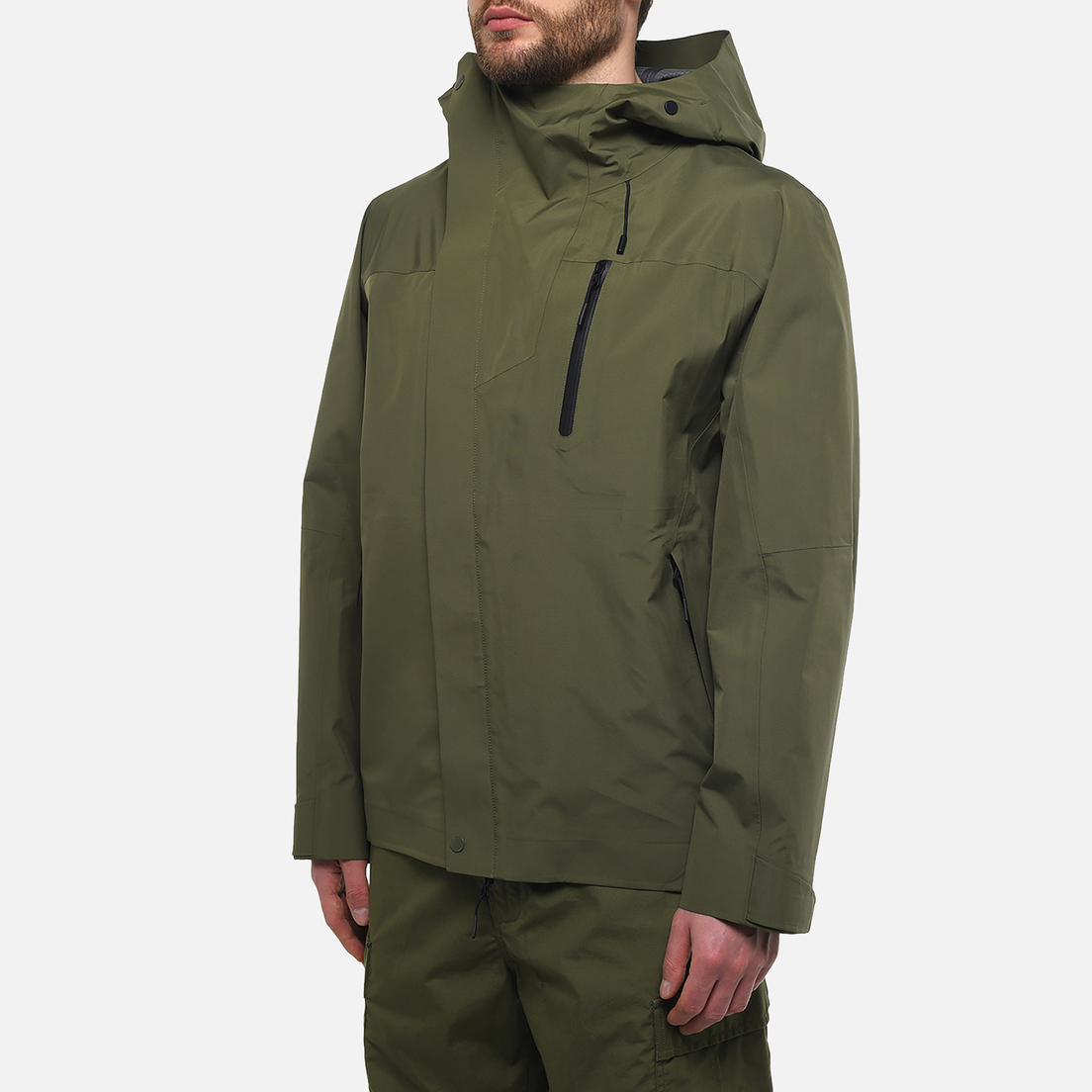 maharishi Мужская куртка ветровка Waterproof 3L Asym Storm Parka