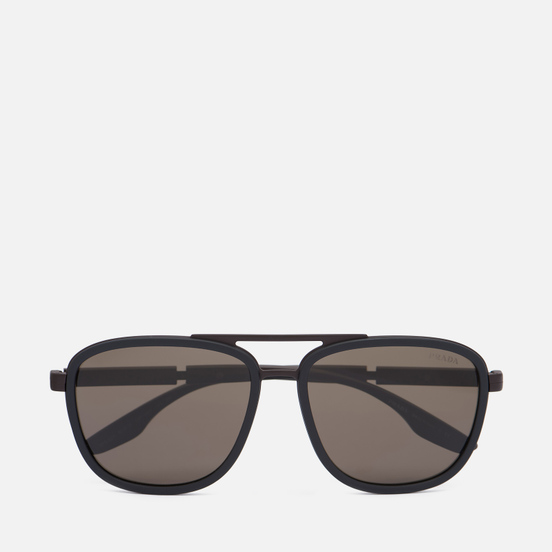 Солнцезащитные очки Prada Linea Rossa 50XS-03P06H-3N Matte Burnished/Black Rubber/Brown