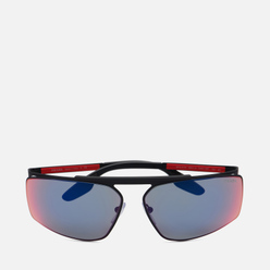Солнцезащитные очки Prada Linea Rossa 51WS-DG008F-2N Black Rubber/Dark Grey Mirror Blue/Red
